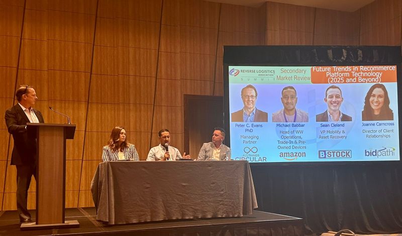 Panel discussion at RLA with Bidpath, Amazon, and B-Stock
